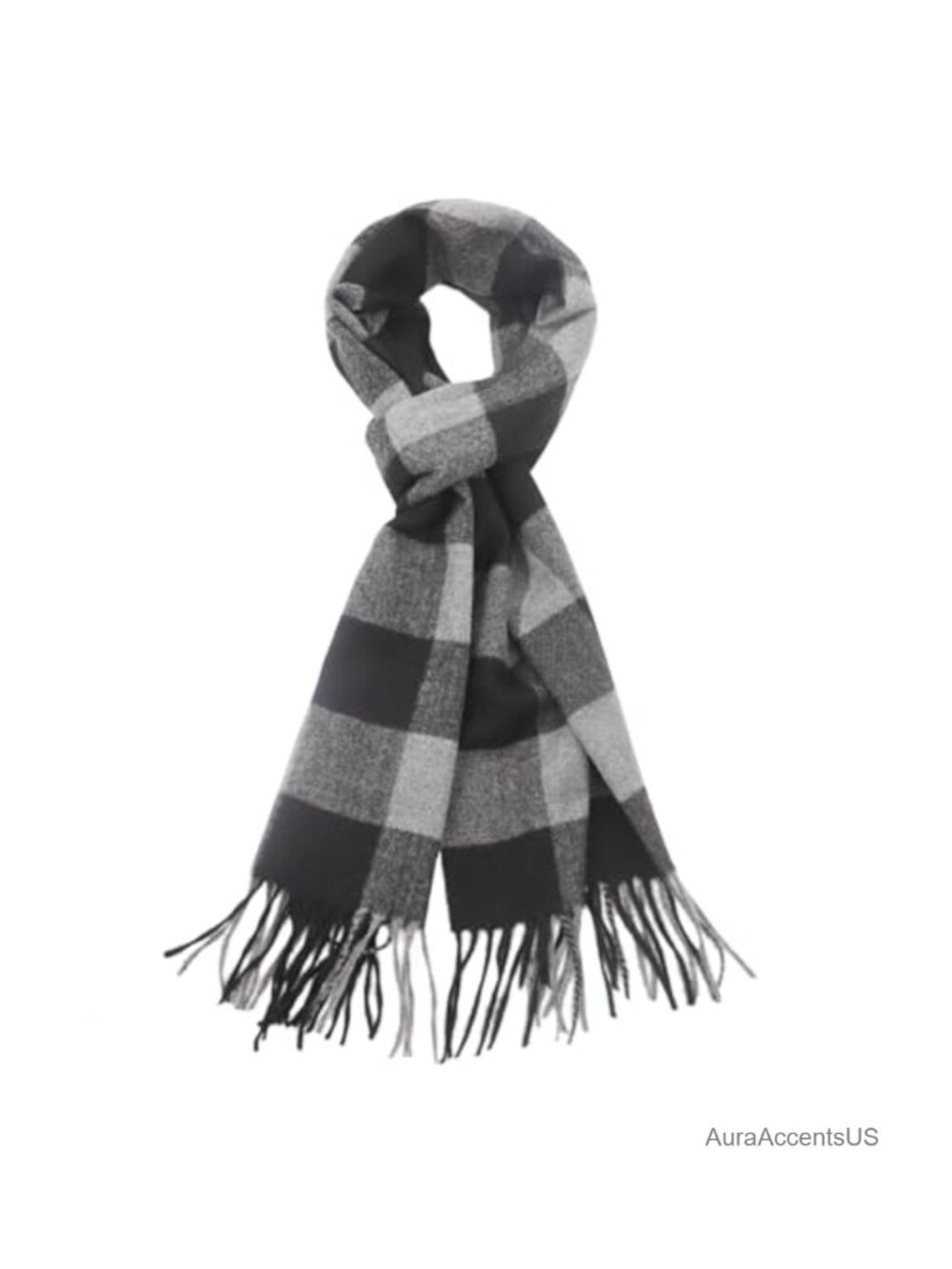 Classic Tartan Plaid Scarf Unisex Viscose Blend Warm Winter Neck Wrap